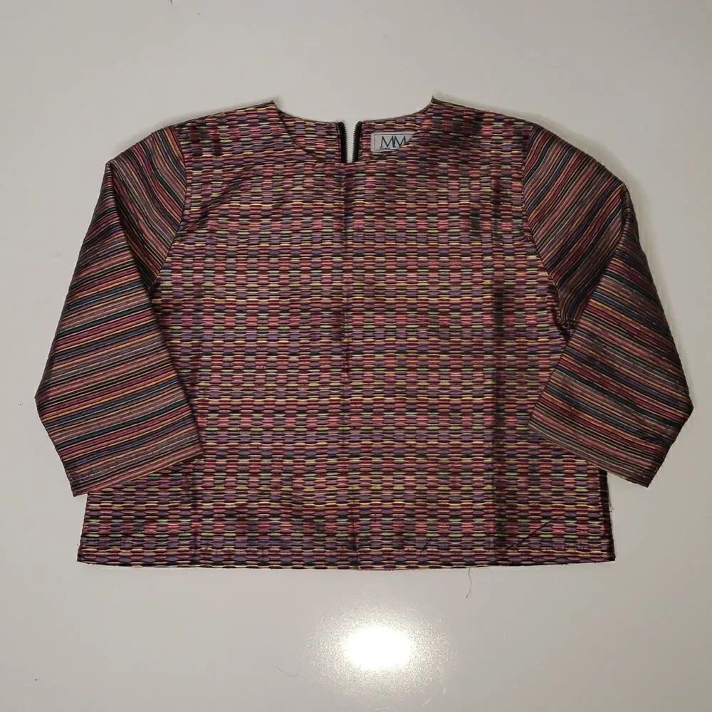 Miss Me Me Uniquely made quarter sleeve Multicolor top Size 18